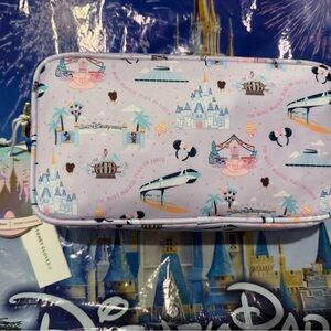 Walt Disney World Stoney Clover Lane Pink and Purple Pouch Disney Parks